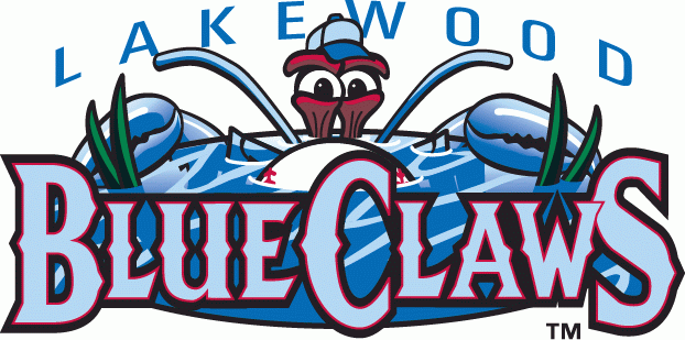 Lakewood BlueClaws 2001-2009 Primary Logo decal supplier